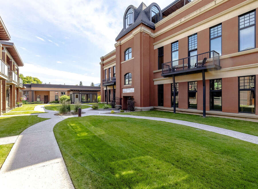 Discover this beautifully renovated historic building, formerly the Fernie Public School, now offering unique living spaces.