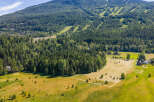 Discover this stunning property nestled amidst a lush, green forest with a majestic mountain backdrop.