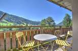 Enjoy breathtaking mountain views from this charming balcony, perfect for your morning coffee or evening relaxation.