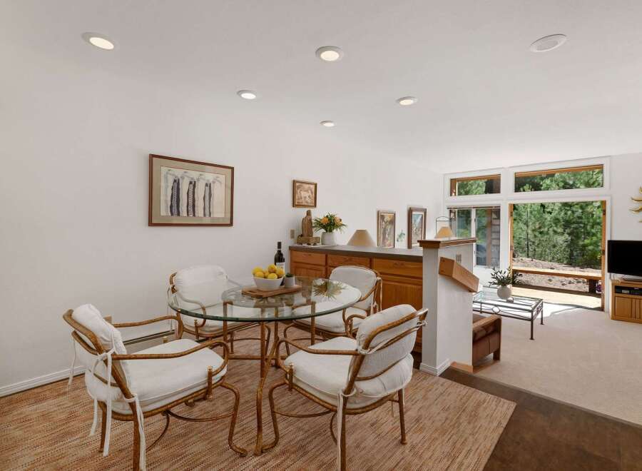 Enjoy casual dining in this charming space, perfect for intimate meals or morning coffee.