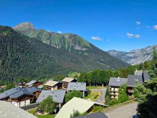 Nestled amidst the breathtaking Swiss Alps, this charming village offers a serene mountain escape.