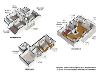 Discover this multi-level property featuring a spacious living area with a terrace and balcony, perfect for entertaining.