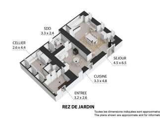 Discover this spacious ground floor apartment featuring a generous living area of 4.
