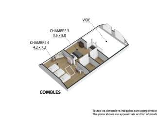 Discover this charming attic space, perfect for expansion or a unique living area.