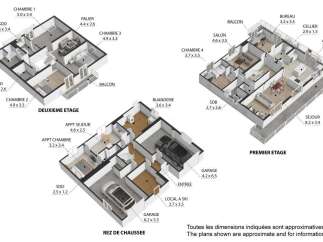 Discover this multi-level property featuring a ground floor with two garages, a ski room, and an entrance.