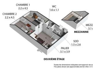 Discover this charming property featuring two well-appointed bedrooms, each measuring 2.