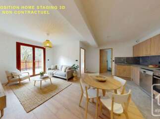 Discover this beautifully staged 3D home, featuring a modern open-plan living and kitchen area.
