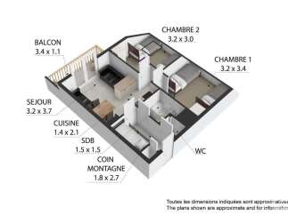 Discover this charming apartment featuring a spacious living area (3.