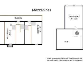 Explore these versatile mezzanine spaces, perfect for a variety of uses.