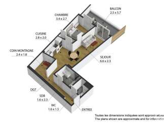 Discover this charming apartment featuring a spacious living area (6.