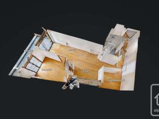 Discover this charming apartment featuring a spacious living room, a well-equipped kitchen, and a comfortable bedroom.