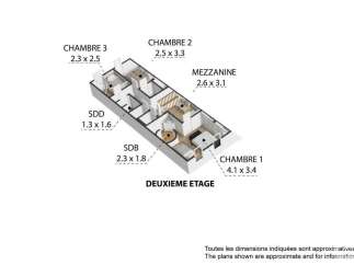 Discover this charming second-floor apartment featuring three spacious bedrooms, including a master suite (4.