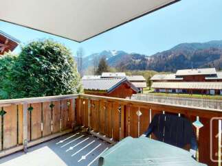 Enjoy breathtaking mountain views from this charming balcony, perfect for your morning coffee or evening relaxation.