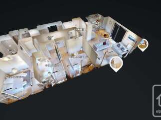Discover this spacious apartment featuring three bedrooms, perfect for families or groups.