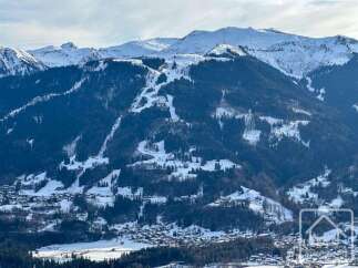 Experience the ultimate alpine lifestyle with this stunning mountain property offering breathtaking panoramic views of snow-capped peaks and lush forested slopes.