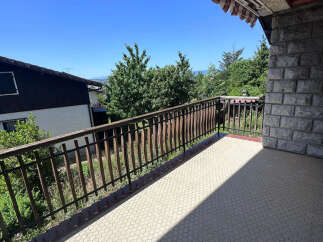 Enjoy breathtaking views from this charming balcony, perfect for relaxing or entertaining.
