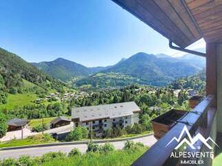 Experience breathtaking mountain views from this stunning property, nestled in a serene valley.
