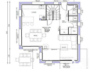 This floor plan showcases a spacious and well-designed home, featuring a large living area (40.