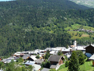 Nestled in a picturesque mountain village, this property offers a serene escape with stunning natural surroundings.
