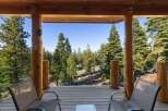 Experience breathtaking lake and mountain views from this stunning property's expansive deck, perfect for enjoying your morning coffee or evening sunsets.