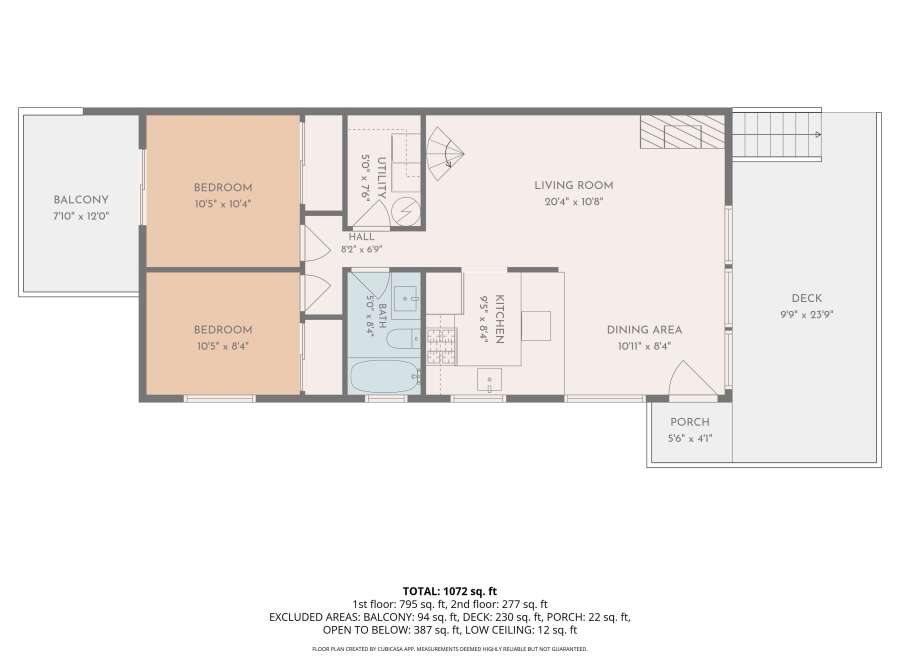Discover this spacious 1072 sq.