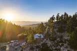 Experience breathtaking panoramic views of Lake Tahoe from this stunning mountain property.