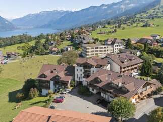 Nestled in a picturesque Swiss alpine village, this property offers breathtaking mountain and lake views.