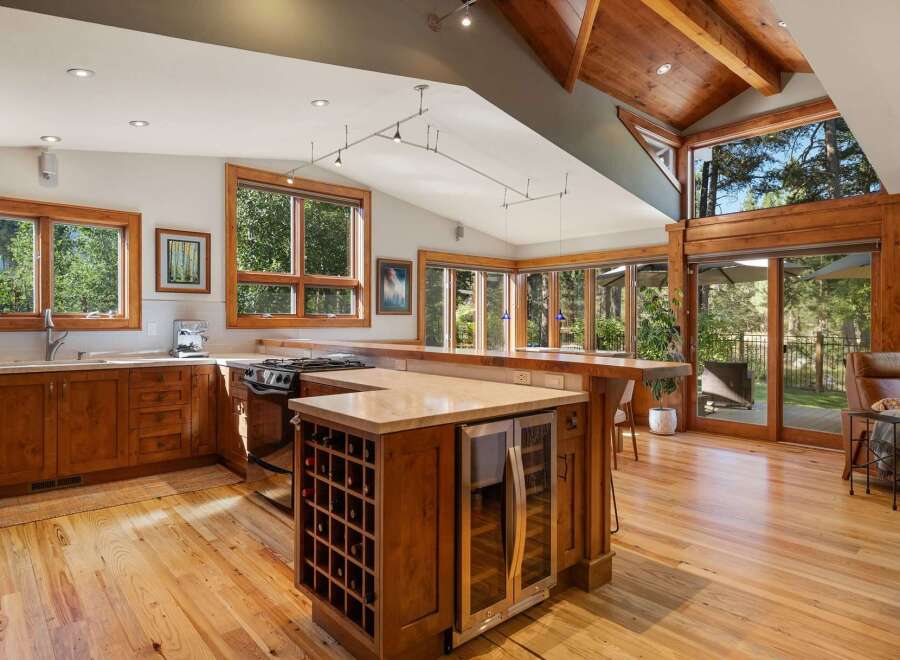 Experience the perfect blend of rustic charm and modern convenience in this stunning kitchen.
