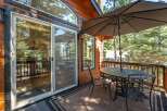 Enjoy outdoor living on this charming deck, perfect for al fresco dining or relaxing with a view.