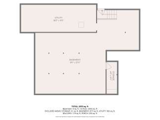 Discover ample space in this property featuring a large basement measuring 39'1' x 27'11' and a utility area of 28'3' x 10'3'.