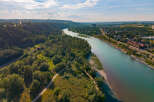 Experience breathtaking views of the river valley and city skyline from this prime location.
