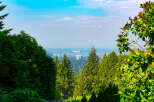 Experience breathtaking panoramic views from this stunning property, overlooking the majestic Lions Gate Bridge and the bustling Vancouver cityscape.
