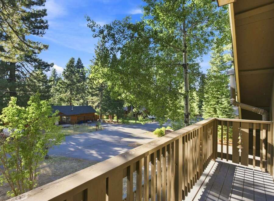 Enjoy the serene mountain views from this charming balcony, perfect for your morning coffee or evening relaxation.