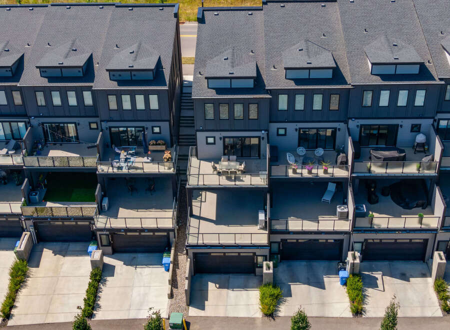 Experience modern living in these stunning townhomes featuring multi-level balconies perfect for outdoor entertaining.