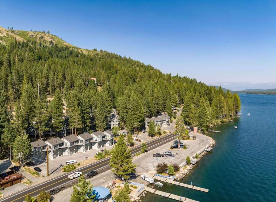 Discover lakeside living with these stunning townhomes offering direct access to the water and private docks.