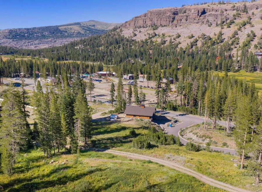 Nestled amidst a serene pine forest and towering mountains, this property offers a unique blend of natural beauty and potential.
