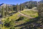 Nestled amidst towering pine trees and rolling meadows, this property offers a serene mountain escape.