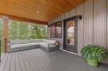 Enjoy the stunning mountain views from this expansive covered deck, perfect for outdoor living and entertaining.