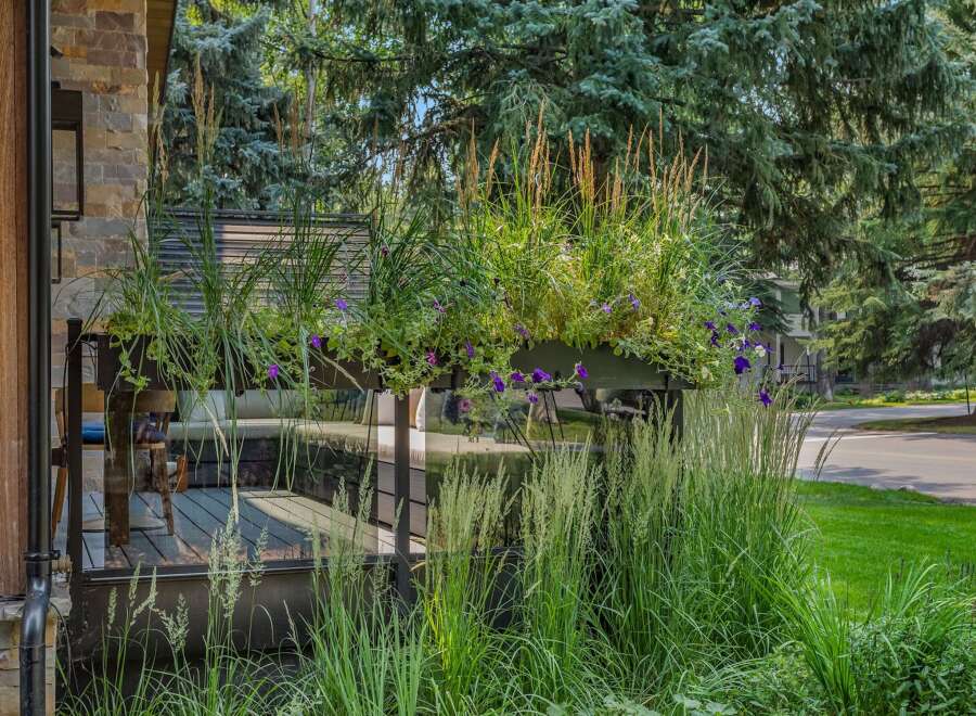 Enhance your home's curb appeal with beautiful, lush landscaping and vibrant floral arrangements.