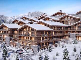Experience luxury mountain living in this stunning chalet-style property, nestled amidst snow-covered peaks and evergreen forests.