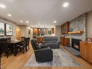 Experience the perfect blend of comfort and style in this inviting open-concept living space.