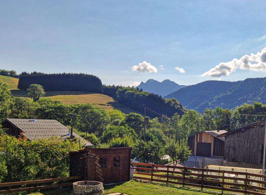 Nestled amidst rolling green hills and majestic mountains, this property offers a serene escape.