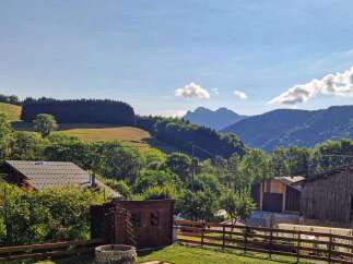 Nestled amidst rolling green hills and majestic mountains, this property offers a serene escape.