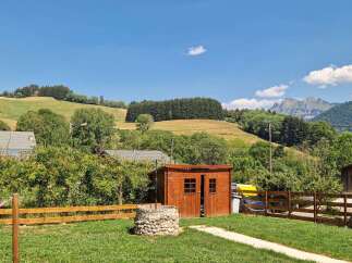 Escape to this charming property nestled in a picturesque mountain landscape.