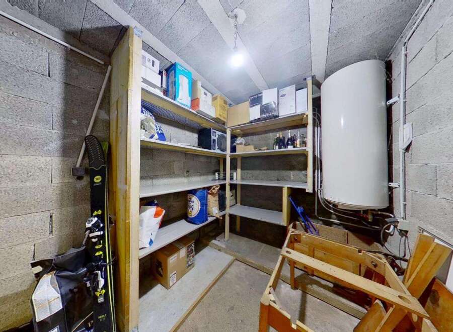 Discover ample storage solutions in this versatile basement space, perfect for organizing your belongings.