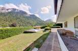 Escape to this stunning mountain retreat featuring a private swimming pool and a charming pool house, perfect for relaxation and entertainment.