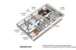 Discover this spacious first-floor apartment featuring a generous living area (7.