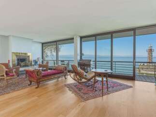 Experience breathtaking waterfront living with panoramic ocean views from this stunning property.