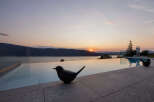 Experience breathtaking sunset views from this exquisite infinity pool, perfect for unwinding in style.
