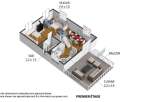 Discover this charming first-floor apartment featuring a spacious living area (5.